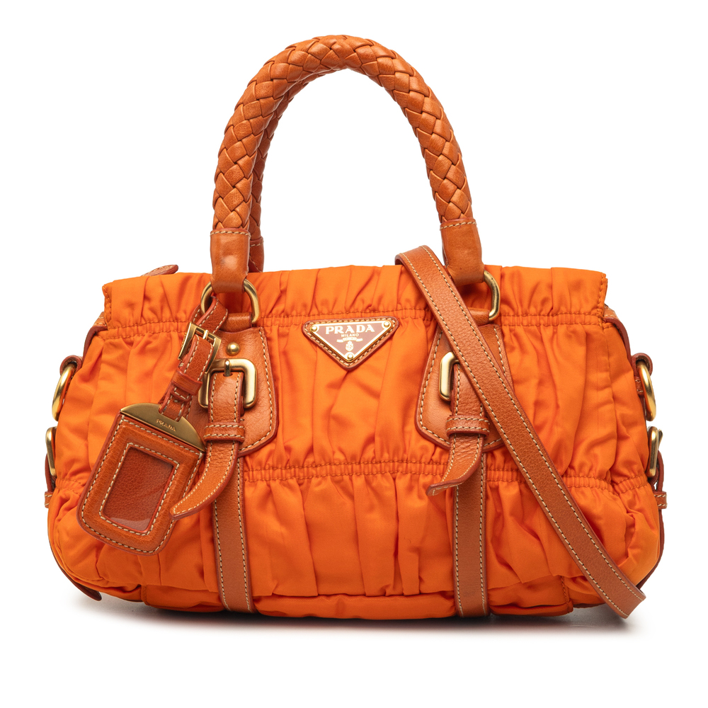 Pre-Loved Prada Tessuto Gaufre Satchel